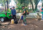 DLH Sragen dan Satgas TMMD Bersinergi Poles Lokasi Penutupan TMMD